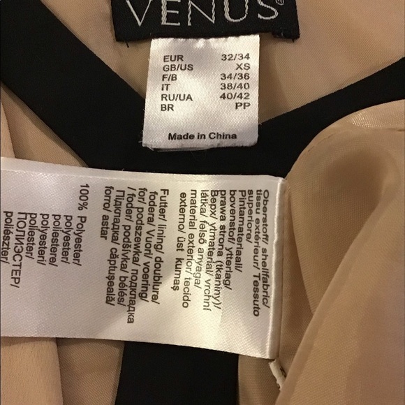 🔥HP🔥VENUS Sexy Sleeveless Brown & Black Top Size Small - Picture 7 of 7